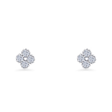 Clover Flower Stud Earrings